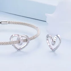 Pandora Style Charm Serce wplątane - BSC928