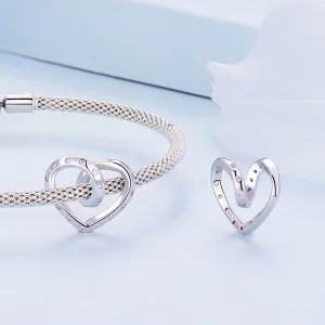Pandora Style Charm Serce wplątane - BSC928