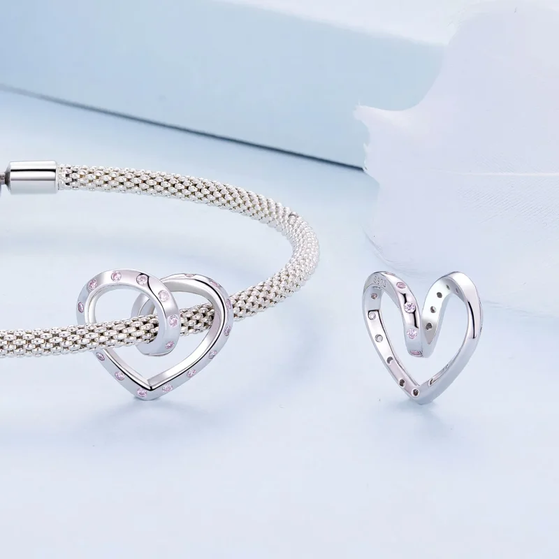 (zdjęcie do) Pandora Style Charm Serce wplątane - BSC928 - Wyświetl 4
