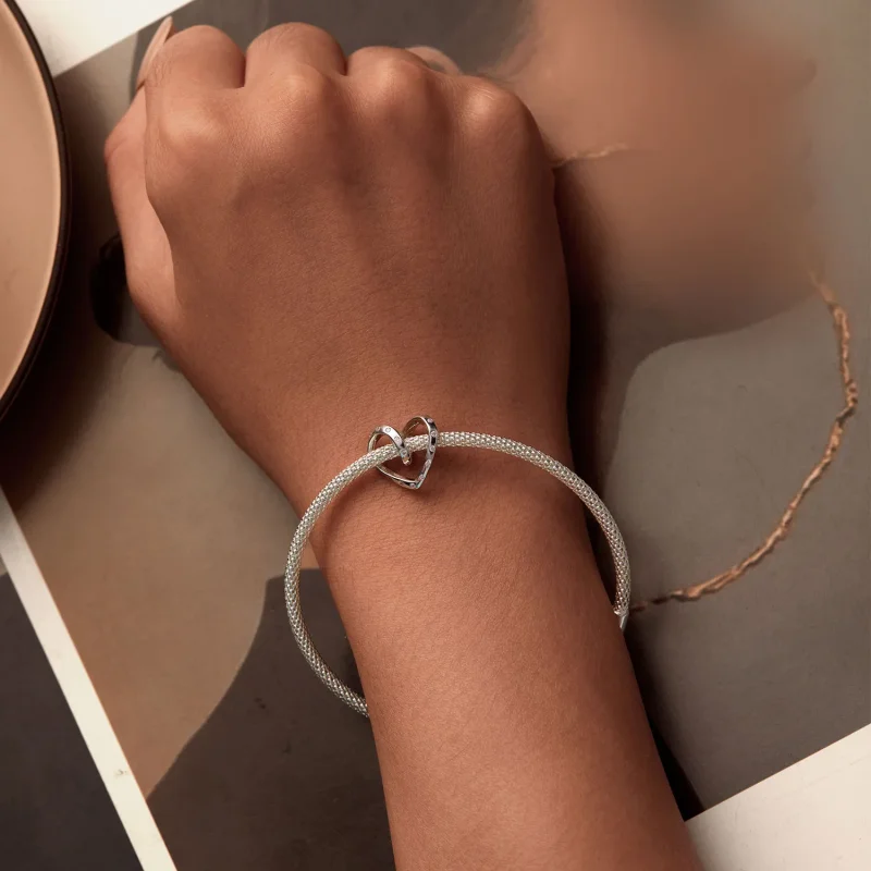 (zdjęcie do) Pandora Style Charm Serce wplątane - BSC928 - Wyświetl 6