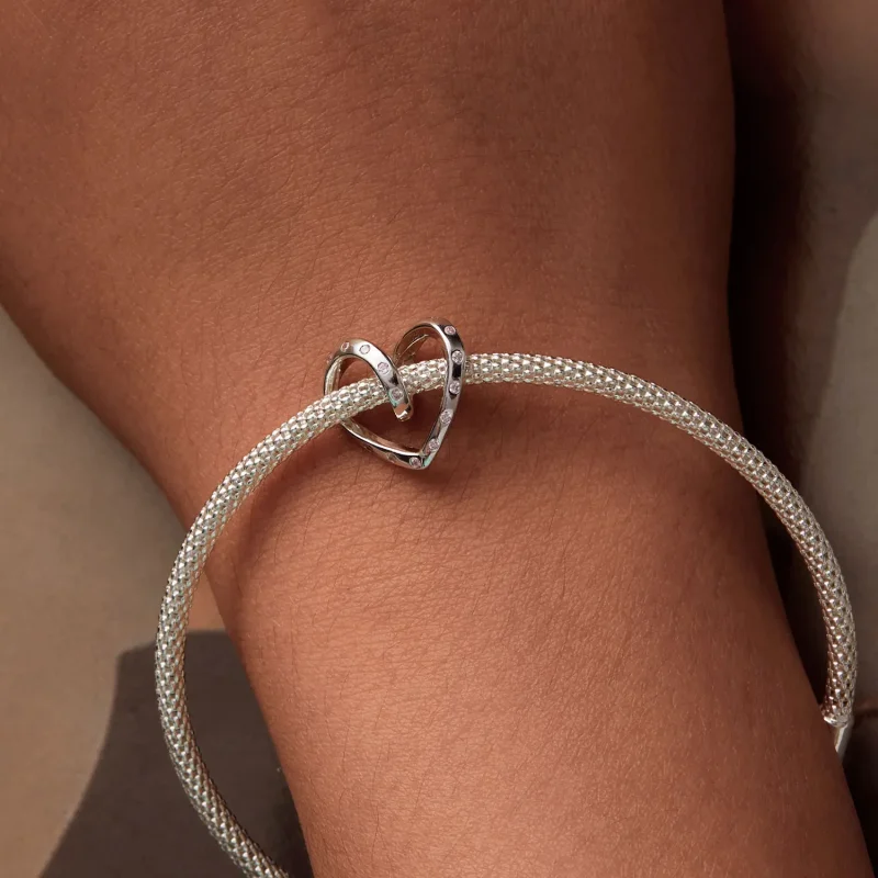 (zdjęcie do) Pandora Style Charm Serce wplątane - BSC928 - Wyświetl 7