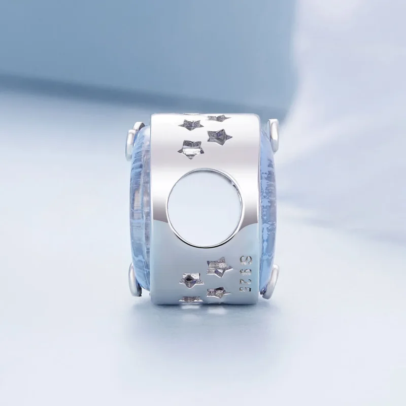 (zdjęcie do) Pandora Style Charm w kształcie Księżyca z Gwiazdą - BSC927 - Wyświetl 3