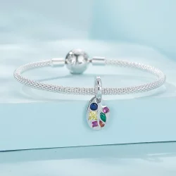 Pandora Style Color Palette Dangle - SCC2486