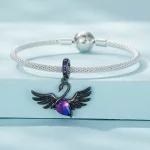 Pandora Style Czarny Dzwonek Łabędzia - SCC2490