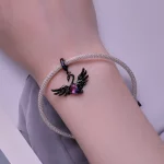Pandora Style Czarny Dzwonek Łabędzia - SCC2490