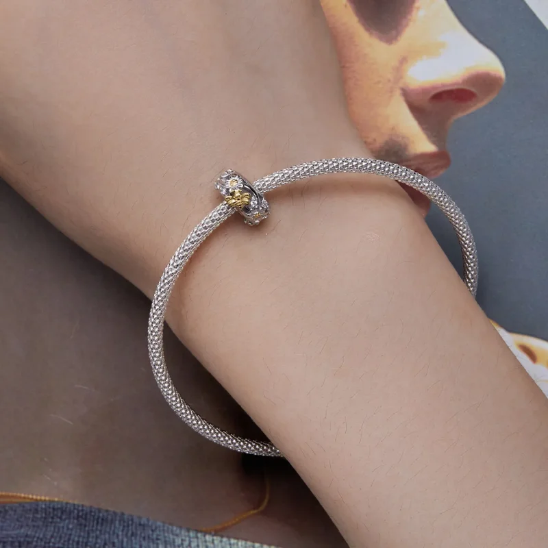 (zdjęcie do) Pandora Style Daisy Bee Silicone Spacer - BSC819 - Wyświetl 6