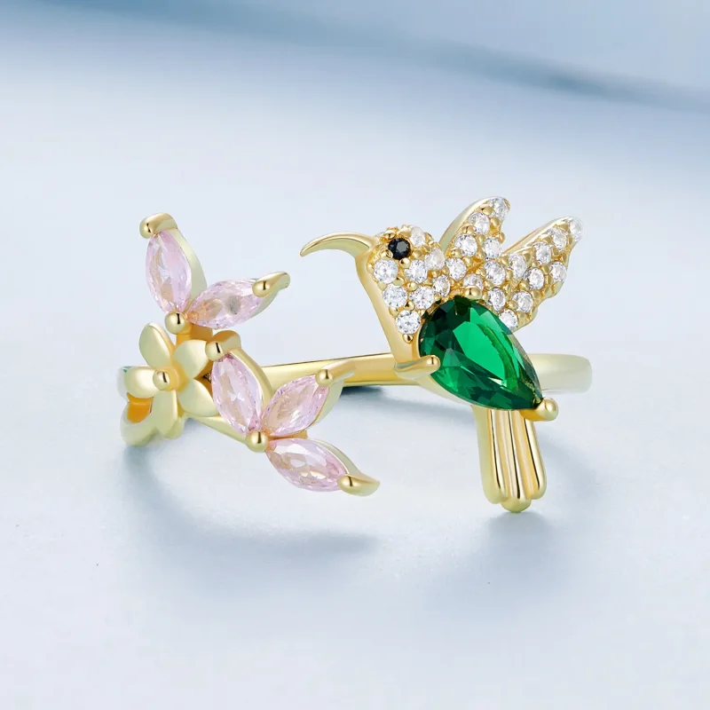 (zdjęcie do) Pandora Style Dar Kolibra - Srebrny Pierścień S925 - BSR016-B - Wyświetl 3