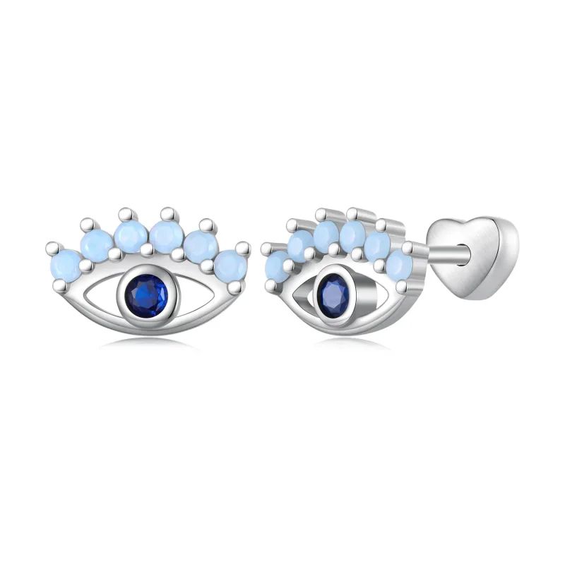(zdjęcie do) Pandora Style Devil Eyes Dwustronne Kolczyki na Sztyftach - SCE1581 - Wyświetl 8