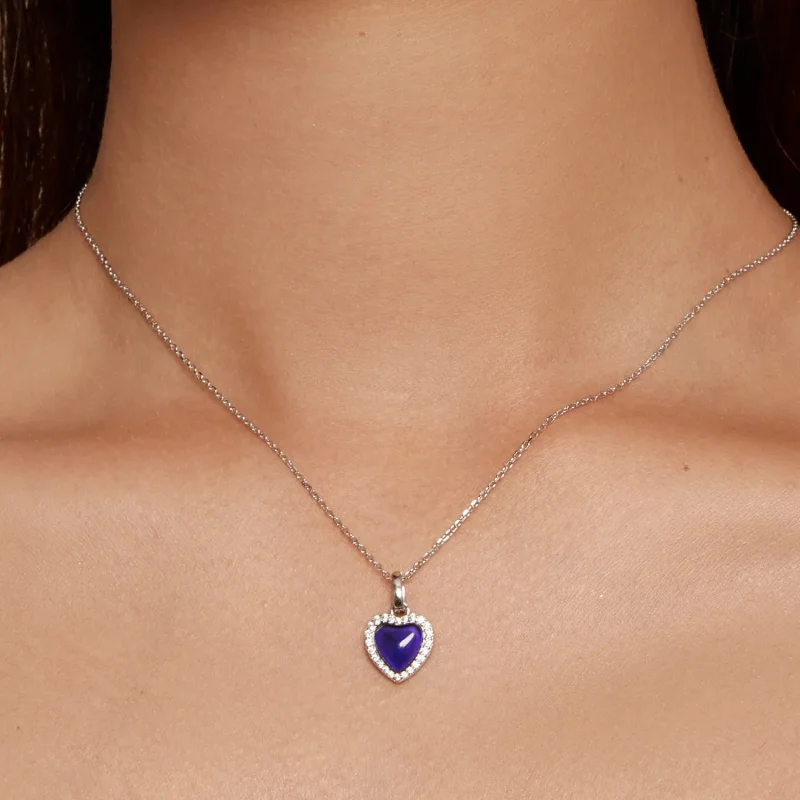 (zdjęcie do) Pandora Style Emocjonalna Naszyjnik Serce - BSN344 - Wyświetl 7
