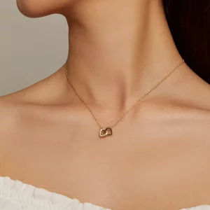 Pandora Style Heart To Heart - Srebrny naszyjnik 925 - SCN181-B