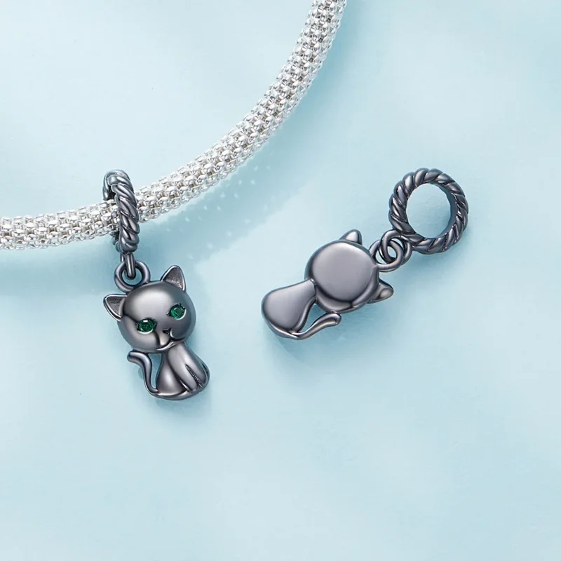 (zdjęcie do) Pandora Style Kocie Wiszące - SCX122-D - Wyświetl 4