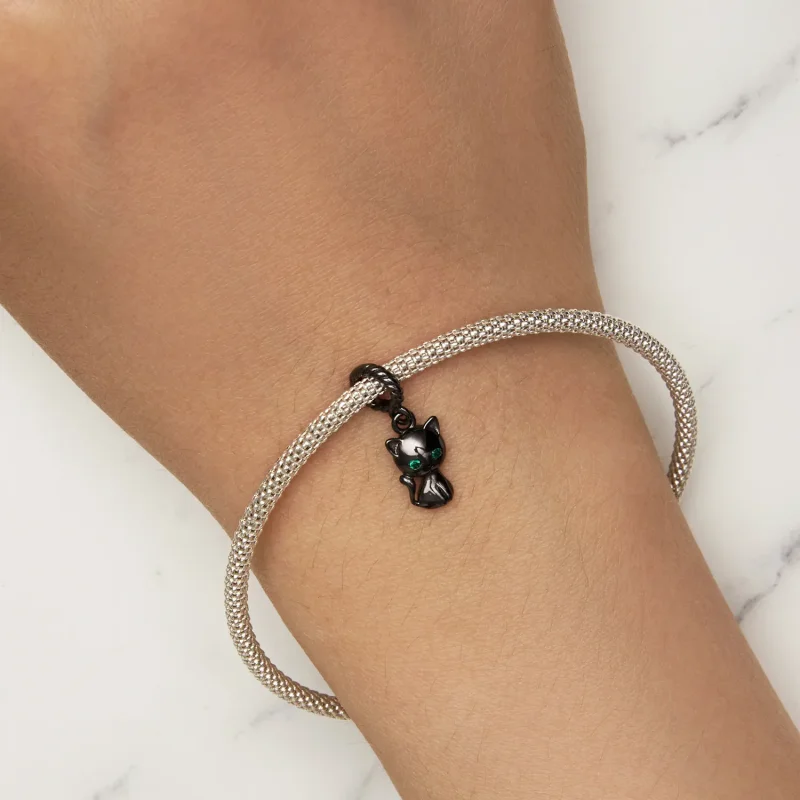 (zdjęcie do) Pandora Style Kocie Wiszące - SCX122-D - Wyświetl 5