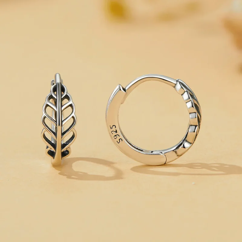 (zdjęcie do) Pandora Style Kolczyki na Kółkach w stylu Jesiennych Liści - SCE1636 - Wyświetl 2