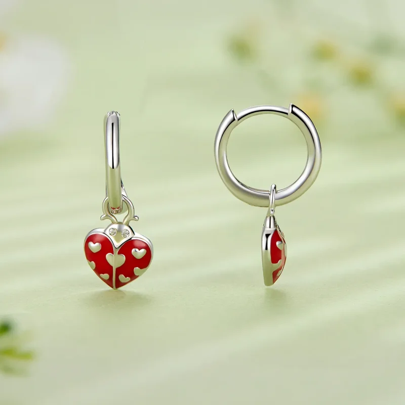 (zdjęcie do) Pandora Style Kolczyki w kształcie biedronki - SCE1573 - Wyświetl 2