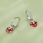 Pandora Style Kolczyki w kształcie biedronki - SCE1573