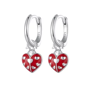 Pandora Style Kolczyki w kształcie biedronki - SCE1573