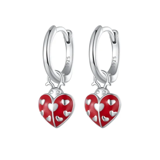 (zdjęcie do) Pandora Style Kolczyki w kształcie biedronki - SCE1573