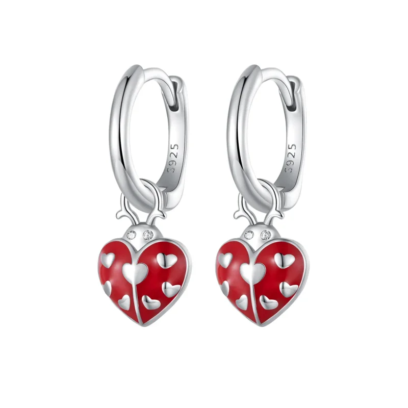 (zdjęcie do) Pandora Style Kolczyki w kształcie biedronki - SCE1573