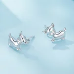 Pandora Style Kolczyki w kształcie Chihuahua - SCE1620