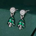 Pandora Style Kolczyki w kształcie choinki - BSE919