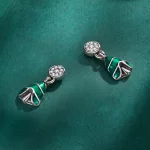 Pandora Style Kolczyki w kształcie choinki - BSE919