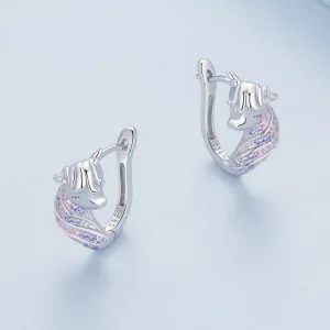 Pandora Style Kolczyki w kształcie Jednorożca - BSE832
