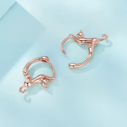 Pandora Style Kolczyki w kształcie kociego ucha - SCE1488-LC