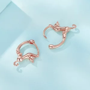 Pandora Style Kolczyki w kształcie kociego ucha - SCE1488-LC