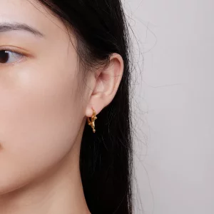 Pandora Style Kolczyki w kształcie kociego ucha - SCE1488-LC