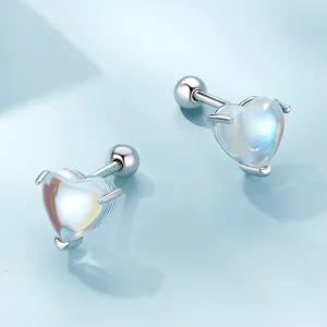 Pandora Style Kolczyki z kamieniem księżycowym - SCE1629
