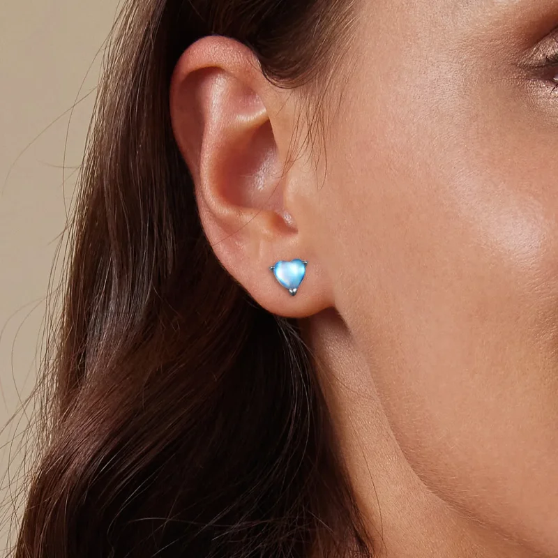 (zdjęcie do) Pandora Style Kolczyki z kamieniem księżycowym - SCE1629 - Wyświetl 10