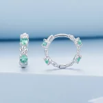 Pandora Style Kolczyki z koniczynką o czterech liściach - BSE826