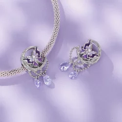 Pandora-style Kolia Księżycowy Motyl - SCC2545