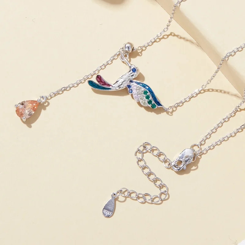 (zdjęcie do) Pandora Style Kolia z Kolibrem - BSN305 - Wyświetl 4