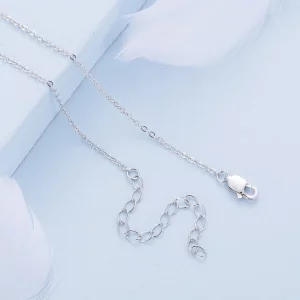 Pandora Style Kolorowy Naszyjnik z Serduszkiem - BSN320