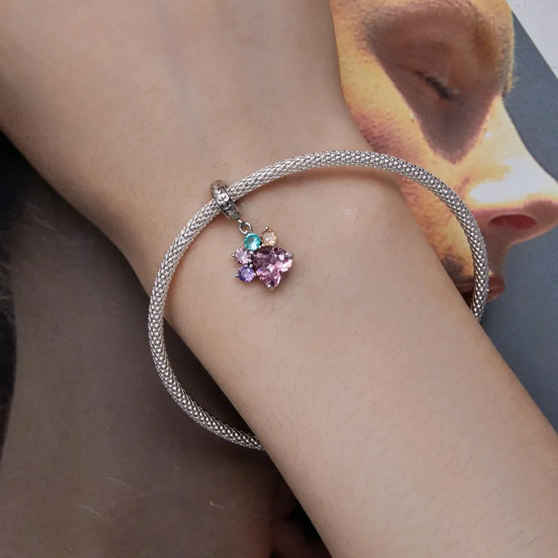 (zdjęcie do) Pandora Style Kolorowy Uroczy Wisiorek z Pazurkiem - SCC2478 - Wyświetl 5