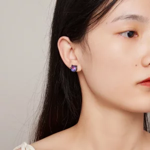 Pandora Style Kotki Kolczyki Sztyfty - SCE1568