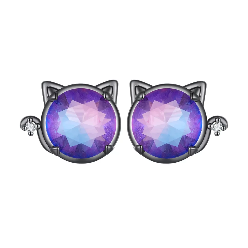 Pandora Style Kotki Kolczyki Sztyfty - SCE1568