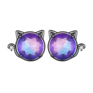 Pandora Style Kotki Kolczyki Sztyfty - SCE1568