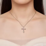 Pandora Style Krzyżowy Naszyjnik Chopina - BSN304