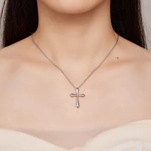 Pandora Style Krzyżowy Naszyjnik Chopina - BSN304