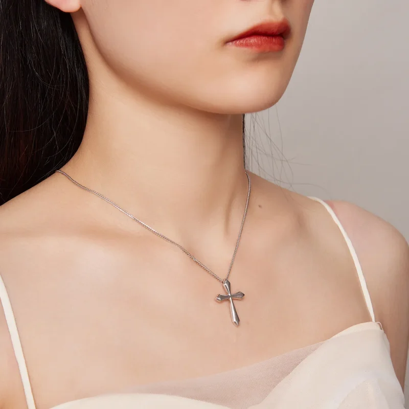 (zdjęcie do) Pandora Style Krzyżowy Naszyjnik Chopina - BSN304 - Wyświetl 6