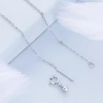 Pandora Style Księżycowy Naszyjnik Z Królikiem - BSN302
