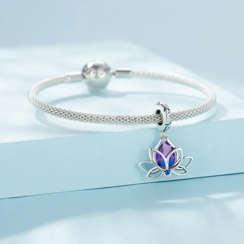(zdjęcie do) Pandora Style Kwiat Lotus - SCC2562 - Wyświetl 3
