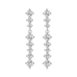Pandora Style Kwiatki z Frędzlami Kolczyki - BSE870