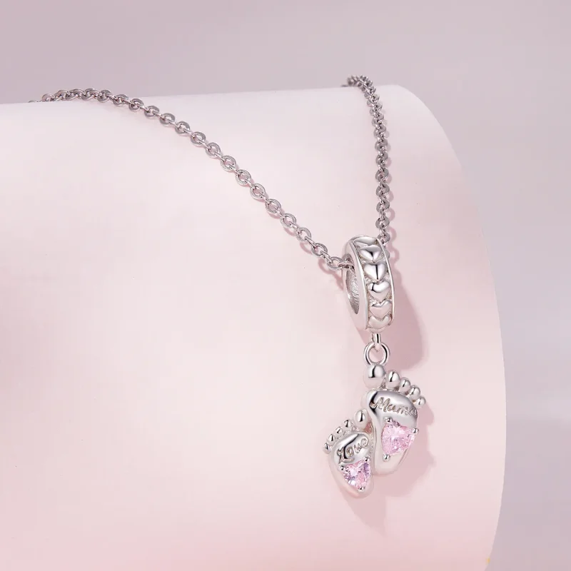 (zdjęcie do) Pandora Style Ślady Miłości Wisior - BSC825 - Wyświetl 2