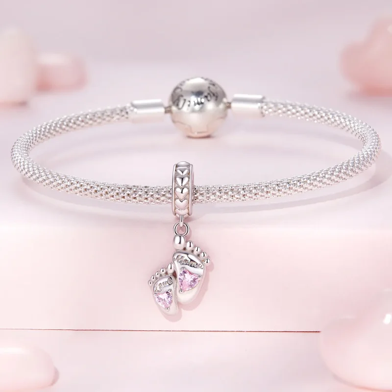 (zdjęcie do) Pandora Style Ślady Miłości Wisior - BSC825 - Wyświetl 3