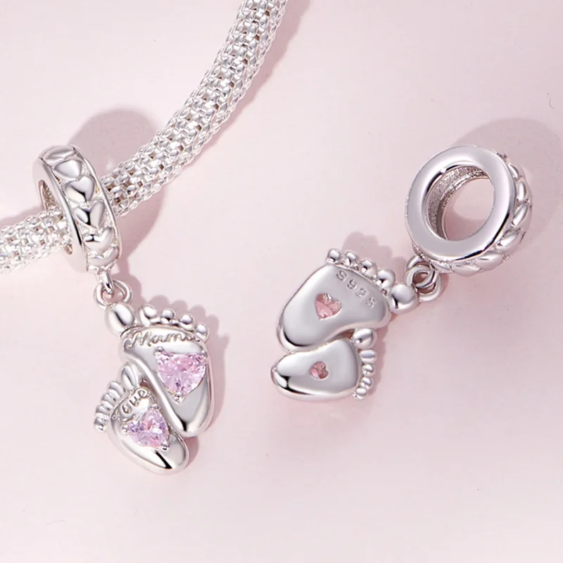 (zdjęcie do) Pandora Style Ślady Miłości Wisior - BSC825 - Wyświetl 4