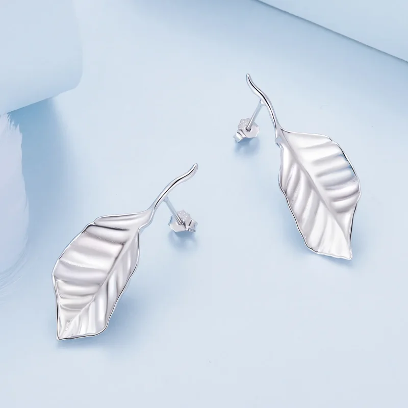 (zdjęcie do) Pandora Style Liście Kolczyki w Kształcie Szpilki - BSE812 - Wyświetl 4