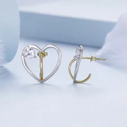 Pandora Style Love Kolczyki w formie kółek - BSE888